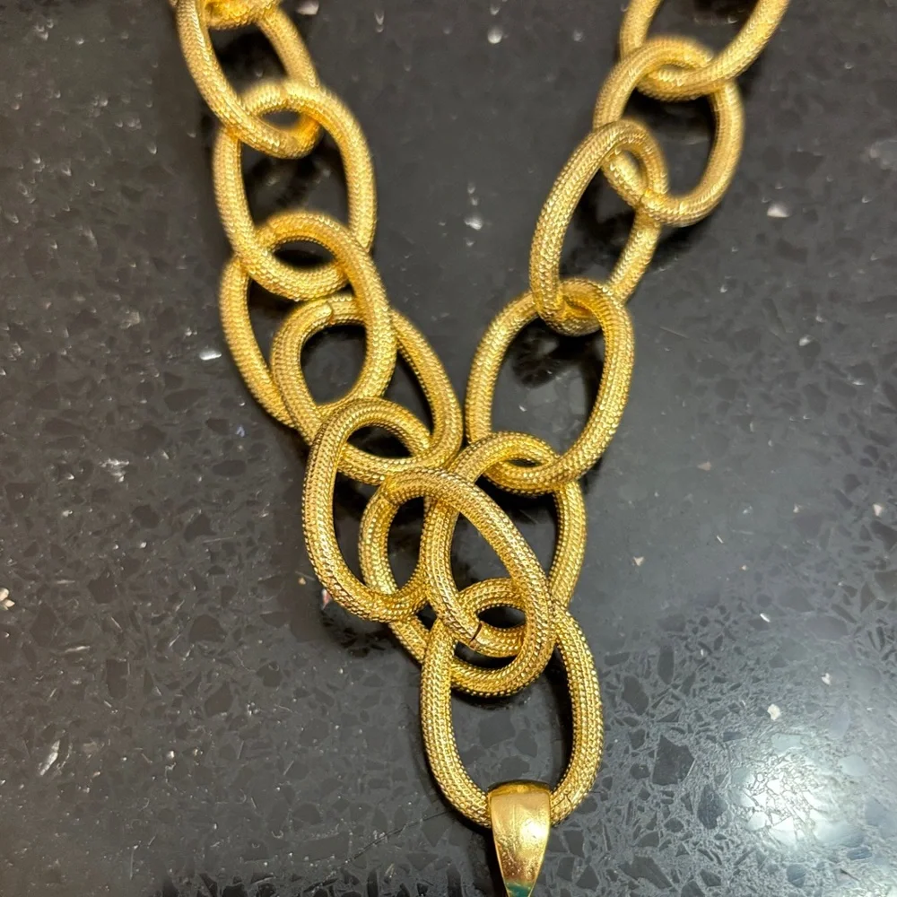 Susan Shaw Venetian Glass Coin Necklace - Picture 6 of 8